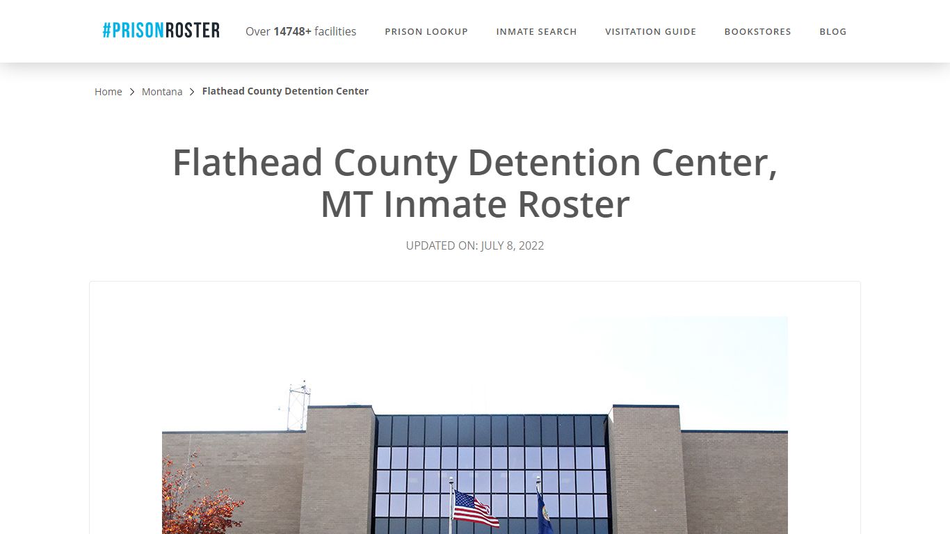 Flathead County Detention Center, MT Inmate Roster